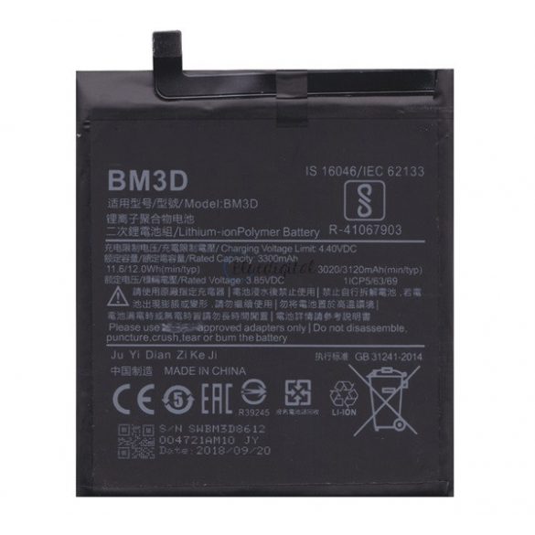 Baterie 3120mAh LI-Polymer (compatibil BM3D) Xiaomi Mi 8 SE