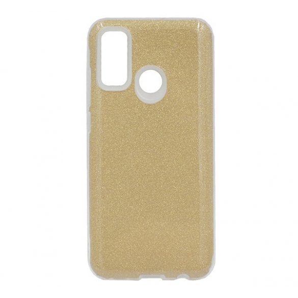 Protectie din silicon pentru telefon (interior din plastic, spate lucios) GOLD Huawei P Smart (2020)