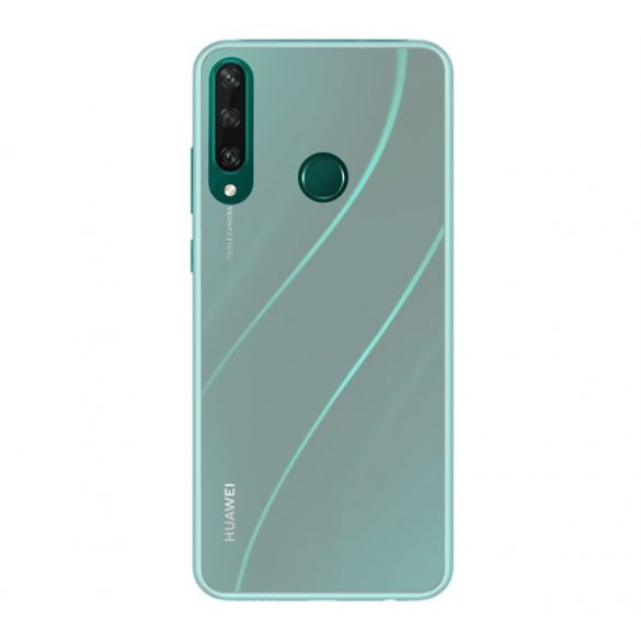 Protectie telefon plastic (cauciucat) TRANSPARENT Huawei Y6p