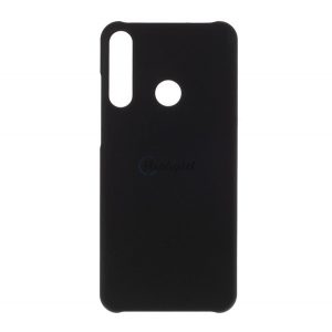 Protectie telefon din plastic (cauciucat) NEGRU Huawei Y6p