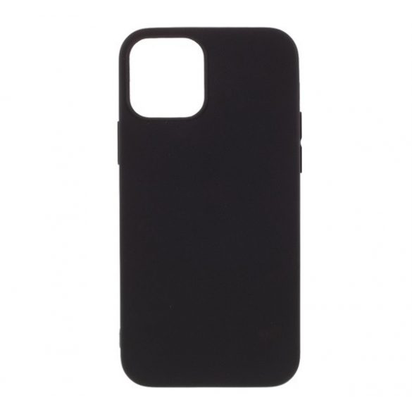 Protector de telefon din silicon (mat) NEGRU Apple iPhone 12, Apple iPhone 12 Pro