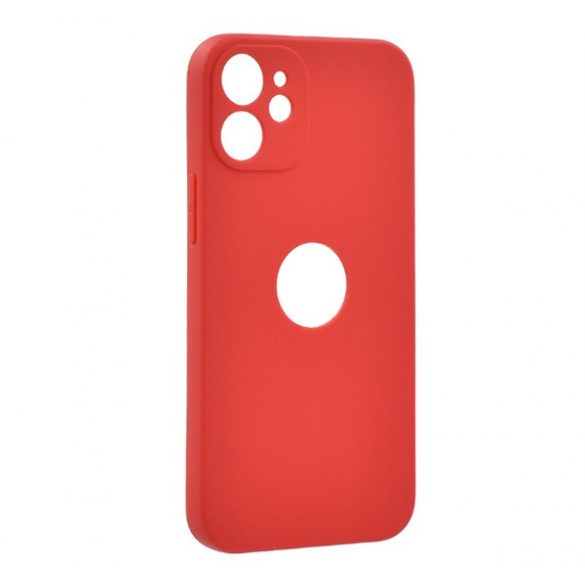 Protectie din silicon pentru telefon (mat, decupaj logo) RED Apple iPhone 12 mini