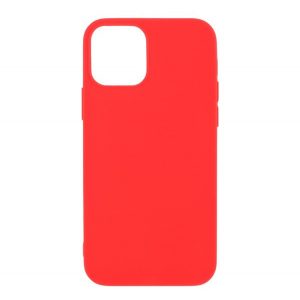 Protector de telefon din silicon (mat) RED Apple iPhone 12, Apple iPhone 12 Pro