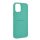 Protector de telefon din silicon (mat, ecologic) CYAN Apple iPhone 12 mini