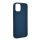 Protectie de telefon din silicon (mat, ecologic) ALBASTRU INCHIS Apple iPhone 12 mini