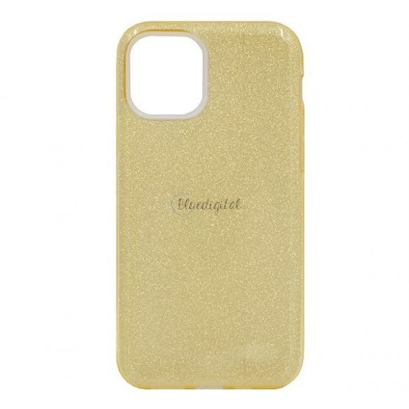 Protectie de telefon din silicon (interior din plastic, spate lucios) GOLD Apple iPhone 11 Pro