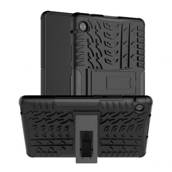 Protector telefon din plastic Defender (rezistenta la impact, interior silicon, suport, cauciuc auto) NEGRU Huawei MatePad T8 LTE, Huawei MatePad T8 WIFI