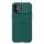 Protector de telefon din plastic NILLKIN CAMSHIELD PRO (cadru din silicon, rezistenta medie la impact, protectie camera, model in dungi) VERDE INCHIS Apple iPhone 12 Pro Max