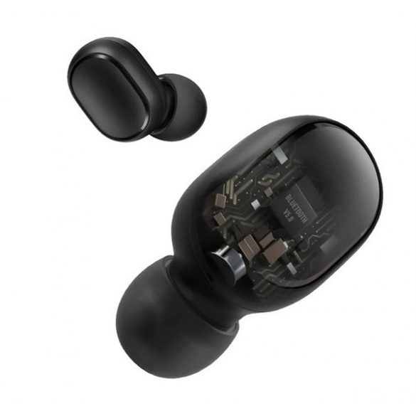 XIAOMI AirDots/EarBuds Basic 2 căști bluetooth STAR (v5.0, TWS, extra mini + încărcător) NEGRU