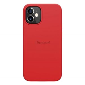 Protector de telefon din silicon NILLKIN FLEX PURE (ultra-subțire, ecologic, interior din microfibră de pluș, mat) RED Apple iPhone 12 mini