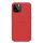 Protector de telefon din plastic NILLKIN SUPER FROSTED PRO (rezistent mediu la impact, cauciucat, suprafață rugoasă) RED Apple iPhone 12 Pro Max