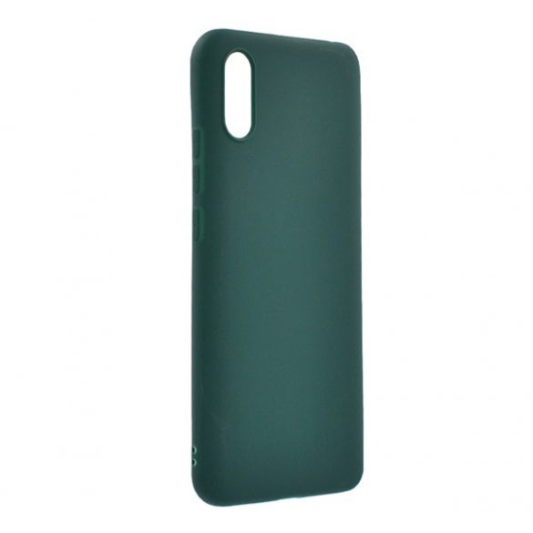 Protector de telefon din silicon (mat) VERDE ÎNCHIS Xiaomi Redmi 9A (Redmi 9 AT)