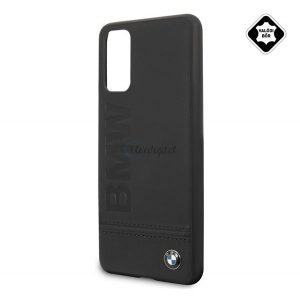 CG MOBILE BMW SIGNATURE IMPRINT protectie din plastic pentru telefon cu logo (acoperire din piele naturala) NEGRU Samsung Galaxy S20 5G (SM-G981U), Samsung Galaxy S20 (SM-G980F)