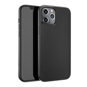 Protector de telefon din plastic HOCO THIN (0,45 mm, ultrasubțire) NEGRU Apple iPhone 12 Pro Max