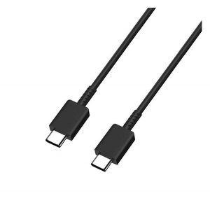 Cablu de date SAMSUNG (Tip-C - Tip-C, EP-DN980BBE, încărcător rapid, 100 cm) NEGRU