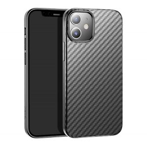 Protector de telefon din silicon HOCO DELICATE SHADOW (model carbon) NEGRU Apple iPhone 12 mini