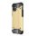 Protector de telefon din plastic Defender (rezistenta la impact mediu, colt cu perna de aer, interior din silicon, efect metalic) GOLD Apple iPhone 12 mini