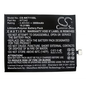 Baterie CAMERON SINO Li-Polymer (3,85V/3950mAh, compatibil cu Nokia WT240) NEGRU Nokia 2.3, Nokia 3.2