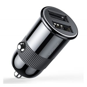 Incarcator auto JOYROOM 2 prize USB (15W, incarcator rapid PD) NEGRU