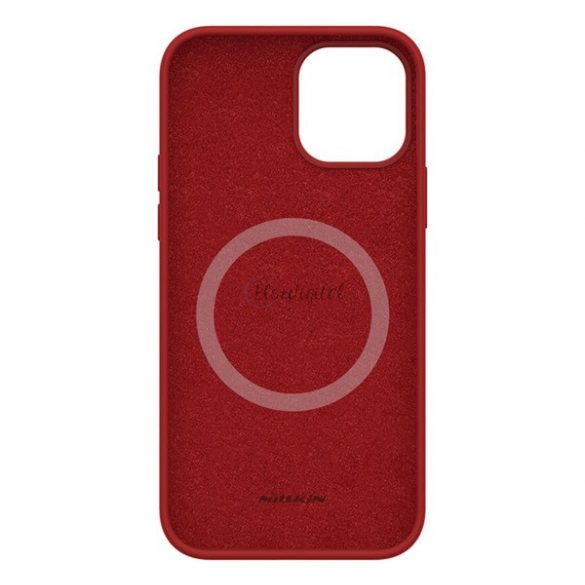 Protector de telefon din silicon NILLKIN FLEX PURE PRO (magnetic, ultra-subțire, ecologic, interior din microfibră de pluș, mat) ROȘU Apple iPhone 12 Pro Max