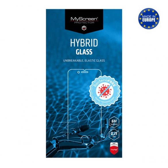 MYSCREEN DIAMOND HYBRIDGLASS BacteriaFREE sticla de protectie pentru ecran (flexibil, antibacterian, 3H, NU curbat) TRANSPARENT LG K42 (LM-K420HM), LG K62 (LMK525), LG K52 (LMK520)