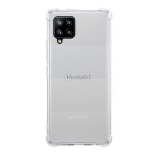 Protectie din silicon pentru telefon (rezistenta medie la impact, colt cu perna de aer) TRANSPARENT Samsung Galaxy A42 5G (SM-A425F)