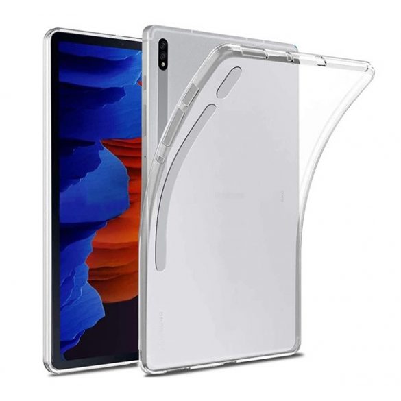 Protectie din silicon pentru telefon (ultra-subtire) TRANSPARENT Samsung Galaxy Tab S7 Plus WIFI (SM-T970), Samsung Galaxy Tab S7 Plus WIFI 5G (SM-T976), Samsung Galaxy Tab S8 Plus LTE (SM-X806), Samsung Galaxy Tab