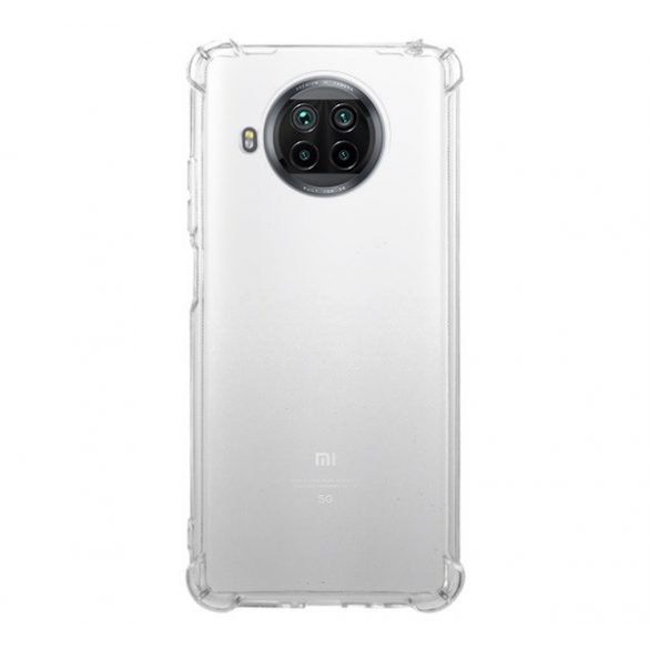 Protectie de telefon din silicon (rezistenta la impact medie, colt cu perna de aer) TRANSPARENT Xiaomi Mi 10T Lite 5G