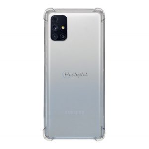 Protectie din plastic pentru telefon ROAR JELLY ARMOR (cadru din silicon, rezistenta medie la impact, colt cu perna de aer) TRANSPARENT Samsung Galaxy M31s (SM-M317F)