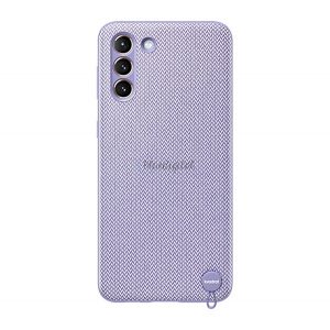 Protector de telefon din plastic SAMSUNG (acoperire textilă pătrată) PURPLE Samsung Galaxy S21 Plus (SM-G996) 5G