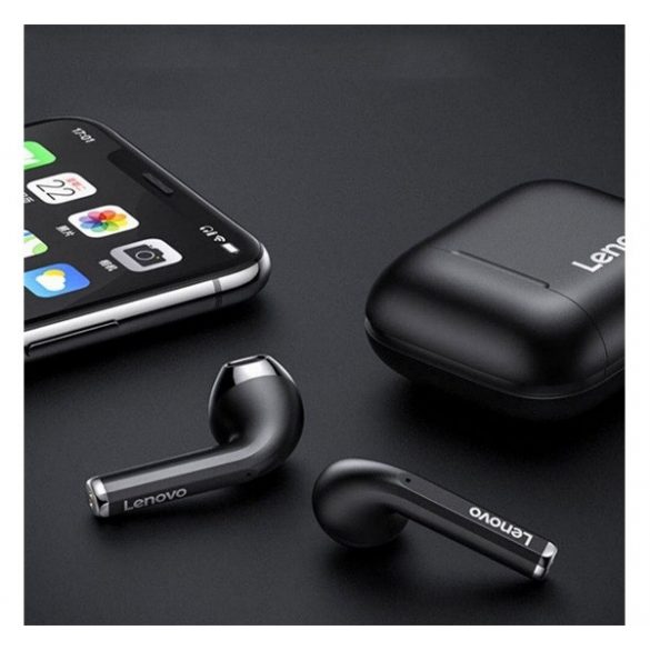 LENOVO THINKPLUS LP2 căști bluetooth Stereo (v5.0, TWS, microfon + încărcător) NEGRU