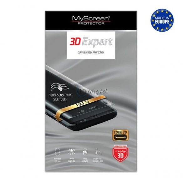 Protector de ecran MYSCREEN 3D EXPERT (ecran complet, curbat, autoadeziv PET, 0,2 mm, neretractabil) TRANSPARENT TCL 10 Pro