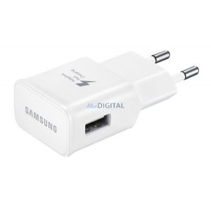 Încărcător SAMSUNG priză USB (15W, încărcător rapid) ALB