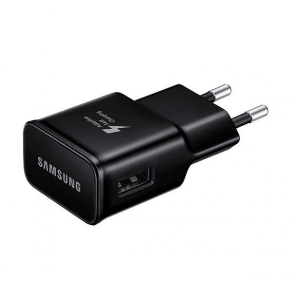 Încărcător SAMSUNG priză USB (15W, încărcător rapid) NEGRU