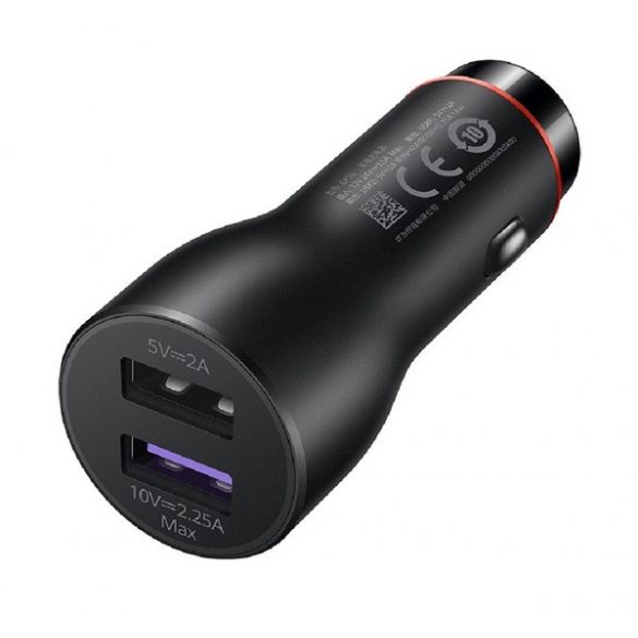 HUAWEI încărcător auto 2 prize USB (22.5W, încărcător rapid) NEGRU