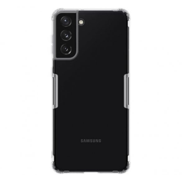 Protector de telefon din silicon NILLKIN NATURE (rezistență medie la impact, colț cu pernă de aer, 0,6 mm, ultrasubțire) TRANSPARENT Samsung Galaxy S21 Plus (SM-G996) 5G