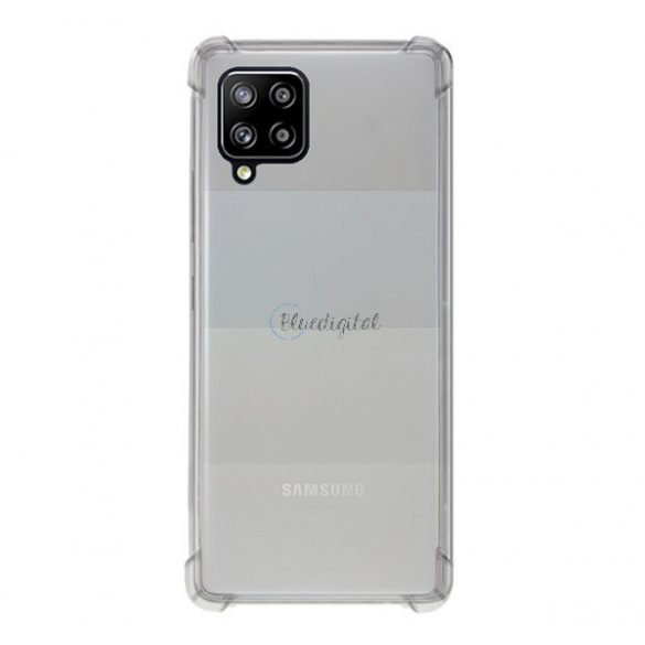 Protectie de telefon din plastic ROAR JELLY ARMOR (cadru din silicon, rezistenta medie la impact, colt cu perna de aer) TRANSPARENT Samsung Galaxy A42 5G (SM-A425F)