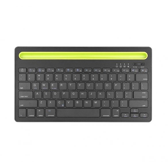 Tastatura Bluetooth (suport desktop, QWERTY, engleza, dispozitive multipunct 2) NEGRA