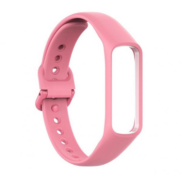 Curea de rezervă (personalizată, silicon, reglabilă) CULOARE ROSE Samsung Galaxy Fit 2 (SM-R220)