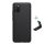 Protectie de telefon din plastic NILLKIN SUPER FROSTED (cauciucat, suprafata aspra + suport de masa) NEGRU Samsung Galaxy A02s (SM-A025F)