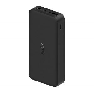 XIAOMI Mi PowerBank Încărcător dublu de urgență 2 prize USB+Type-C+microUSB (20000mAh, 18W, încărcător rapid) NEGRU