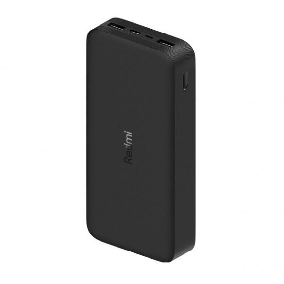 XIAOMI Mi PowerBank Încărcător dublu de urgență 2 prize USB+Type-C+microUSB (20000mAh, 18W, încărcător rapid) NEGRU