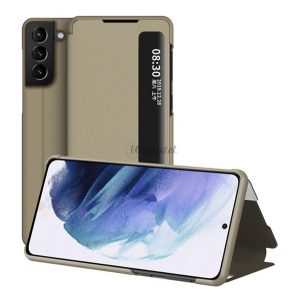 Carcasă în picioare, efect piele (FLIP activ, deschidere laterală, funcție de suport pentru desktop, afișare număr de telefon, fereastră de vizualizare) MARO Samsung Galaxy S21 Plus (SM-G996) 5G