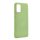 Protector de telefon din silicon (mat, interior din pluș din microfibră anti-zgârieturi, premium) VERDE DESCHIS Samsung Galaxy A02s (SM-A025F)