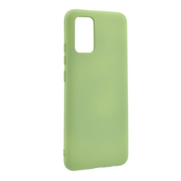 Protector de telefon din silicon (mat, interior din pluș din microfibră anti-zgârieturi, premium) VERDE DESCHIS Samsung Galaxy A02s (SM-A025F)