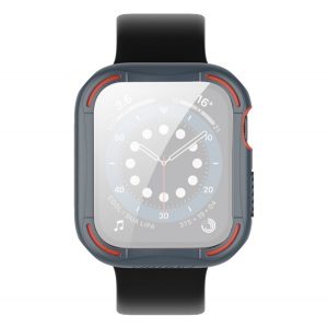 Cadru din silicon NILLKIN WATCH (rezistență la impact, față din sticlă) DARK GREY Apple Watch Series 4 40mm, Apple Watch Series 5 40mm, Apple Watch Series 6 40mm, Apple Watch Series SE 40mm