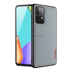 Protectie de telefon din silicon DUX DUCIS FINO (interior din plastic, rezistenta medie la impact, model grila) GRI Samsung Galaxy A72 5G (SM-A726F), Samsung Galaxy A72 4G (SM-A725F)