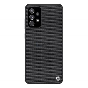 Protector de telefon din plastic NILLKIN TEXTURED (suprafață aspră, rezistență medie la impact, cadru din silicon, model 3D) NEGRU Samsung Galaxy A72 4G (SM-A725F), Samsung Galaxy A72 5G (SM-A726F)