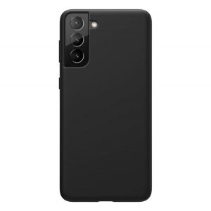 Protector de telefon din silicon NILLKIN FLEX PURE (ultra-subțire, ecologic, interior din microfibră de pluș, mat) NEGRU Samsung Galaxy S21 Plus (SM-G996) 5G