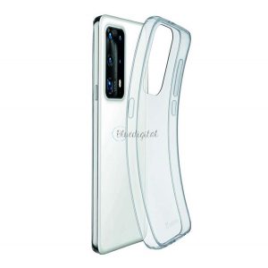 Protector de telefon din silicon CELLULARLINE FINE (ultra-subtire) TRANSPARENT Huawei P40